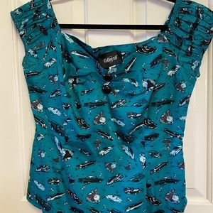 ‘50’s Themed Collectif Blouse